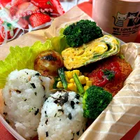 【誤差あり弁当】市販のコロッケとアルモンデ弁当