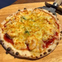 ガーリックシュリンプピザ