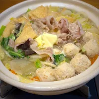 塩バターちゃんこ鍋🍲|もえさん