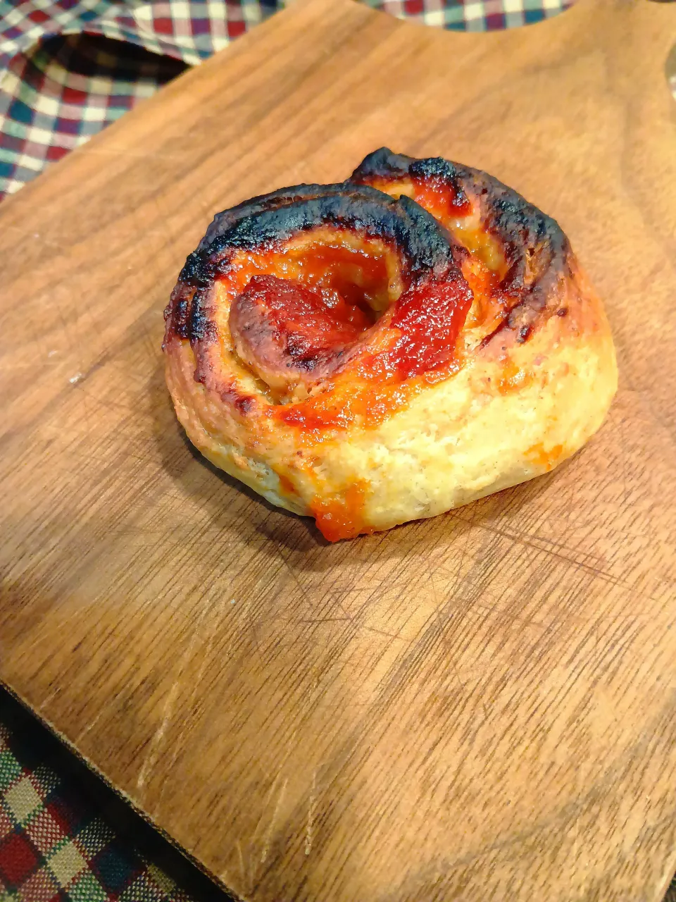 アプリコットジャム入りシナモンロール|うーくーちゃんさん