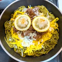 1/10の夕食　瓦そば|卯月さん