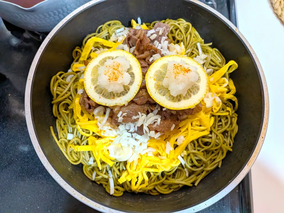 1/10の夕食　瓦そば|卯月さん