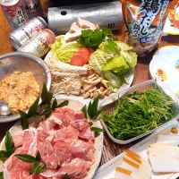 鶏だし鍋つゆでちゃんこ鍋&南蛮焼(なんばやき)