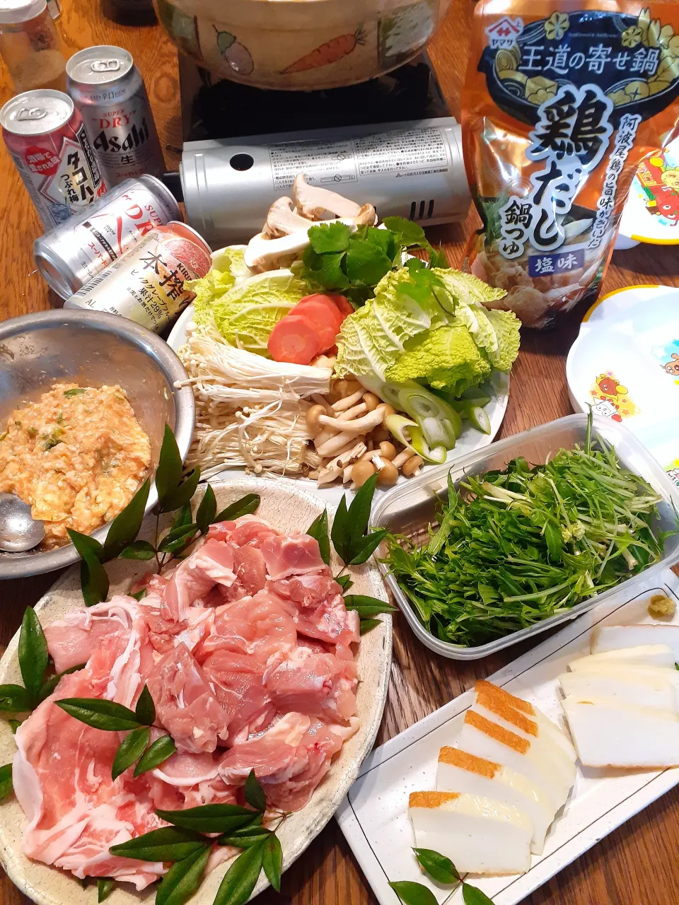 鶏だし鍋つゆでちゃんこ鍋&南蛮焼(なんばやき)|fumfumさん