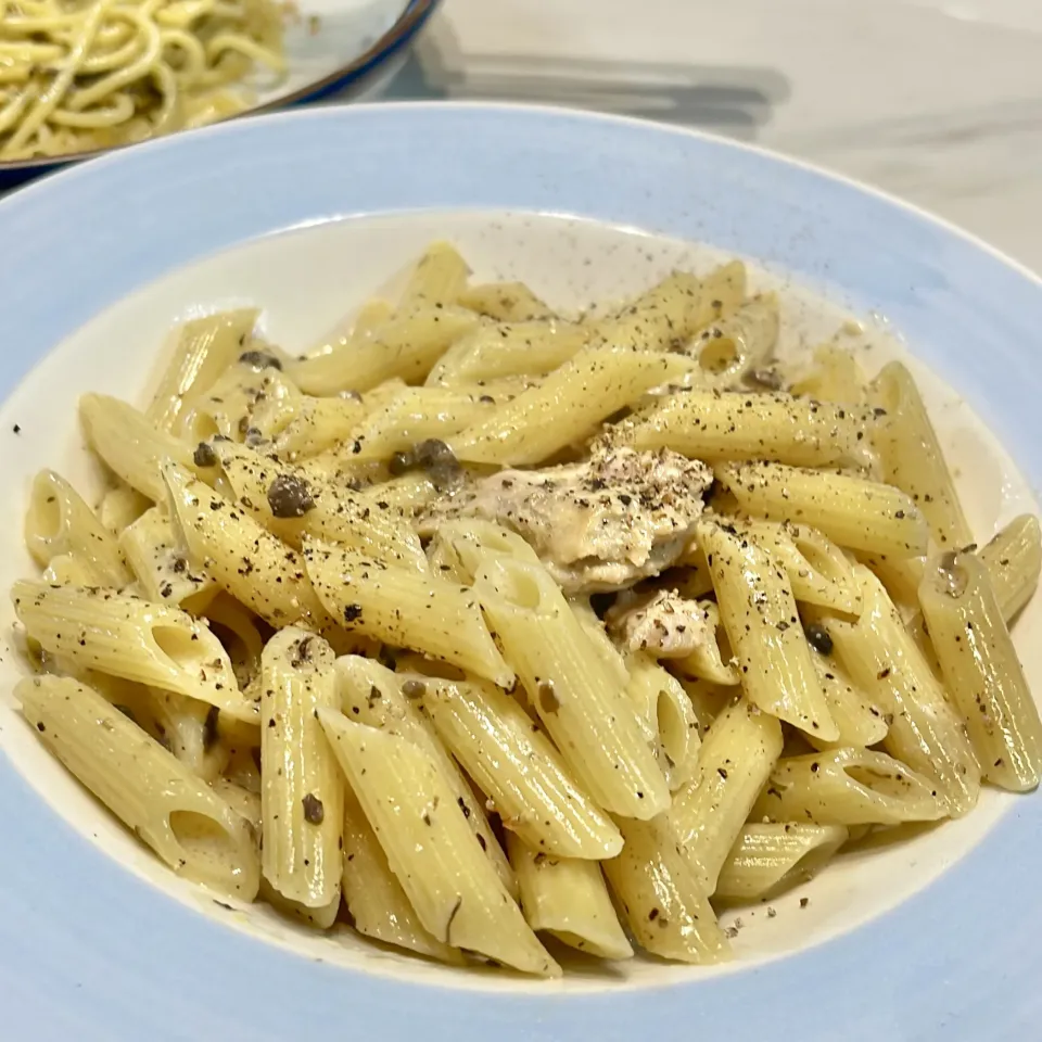 鶏ももとトリュフクリームペンネ|ぎんさん