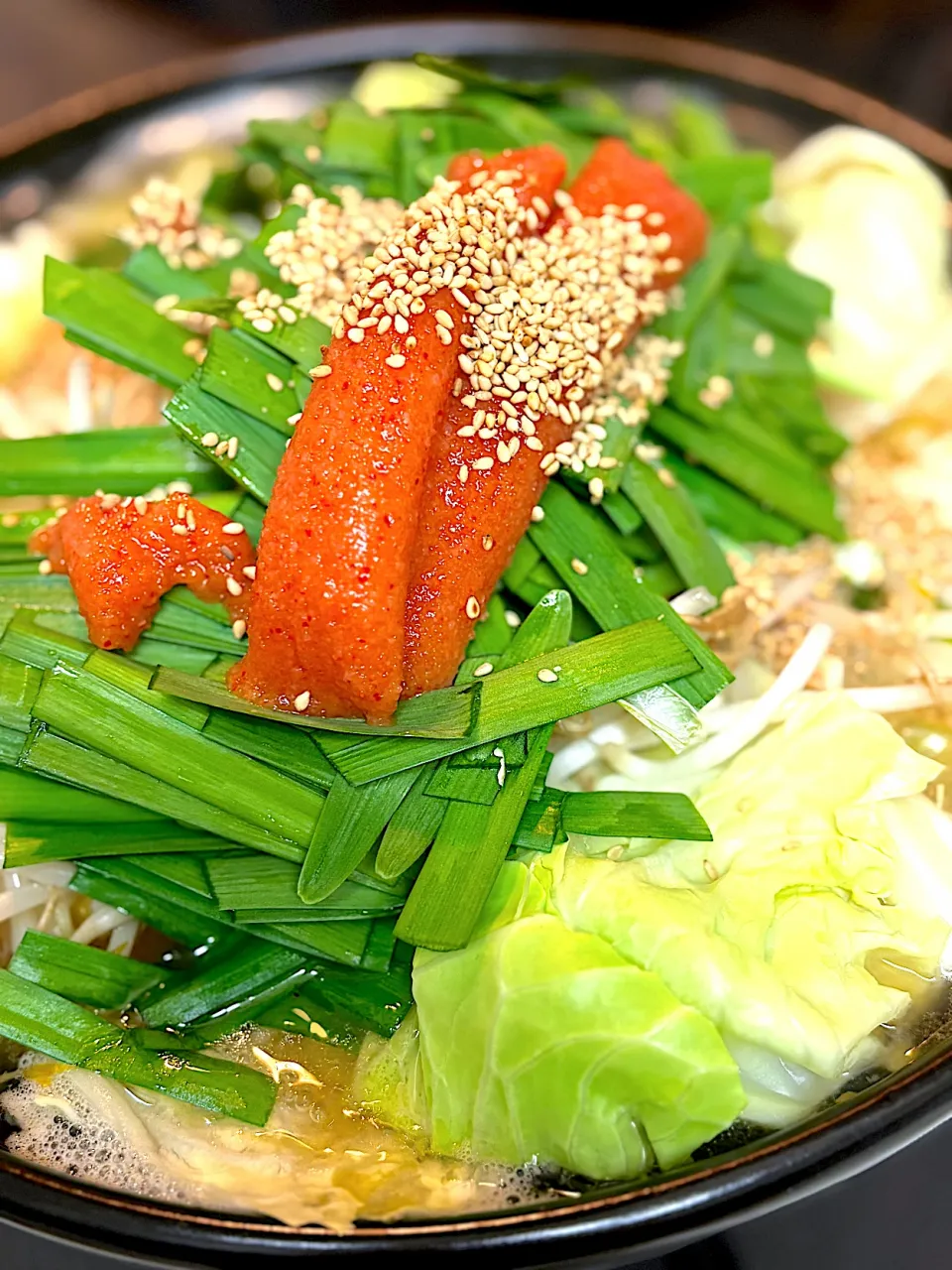 牛もつ明太子鍋|だまさん