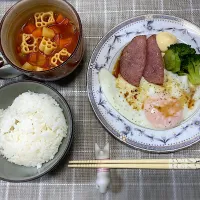 朝ごはん|ガリ子ちゃん⸜( •⌄• )⸝さん