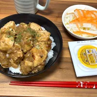 揚げない油淋鶏丼