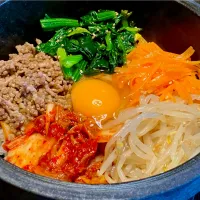 今日のランチは三色ナムルで                                      「石焼ビビンバ」|mottoさん