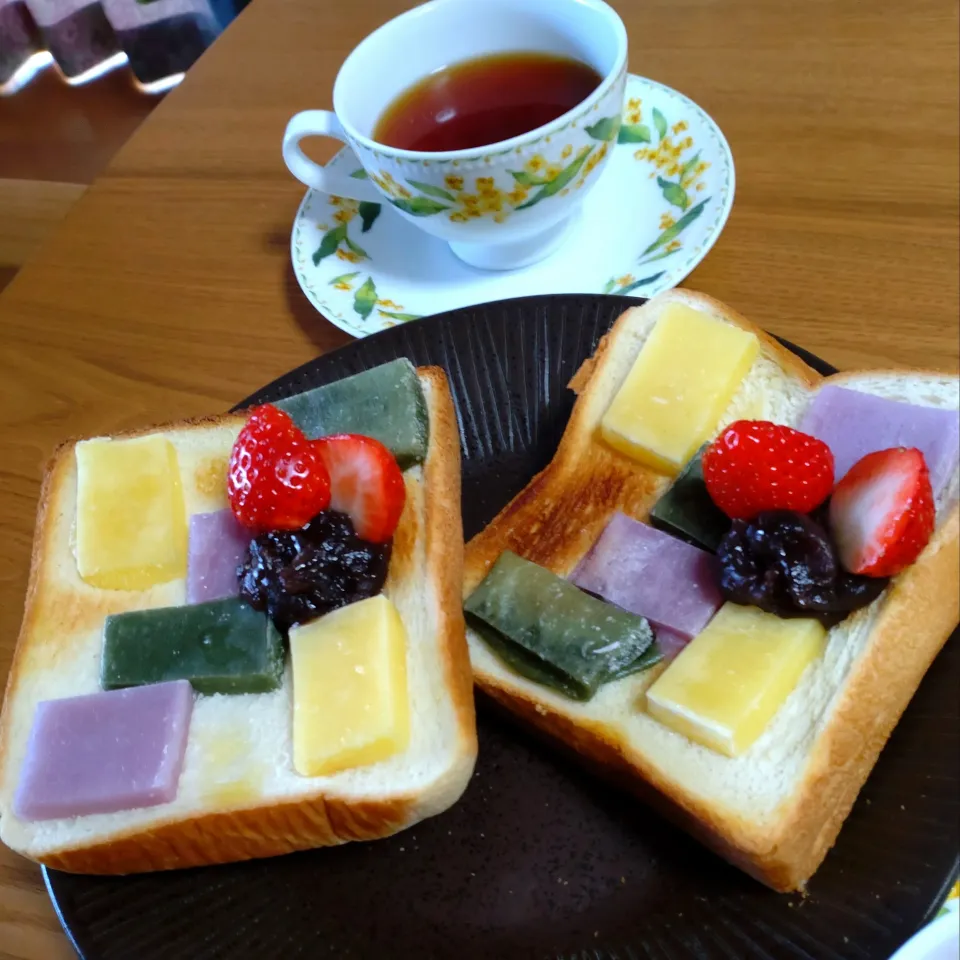 お餅トースト|cherry🍒さん