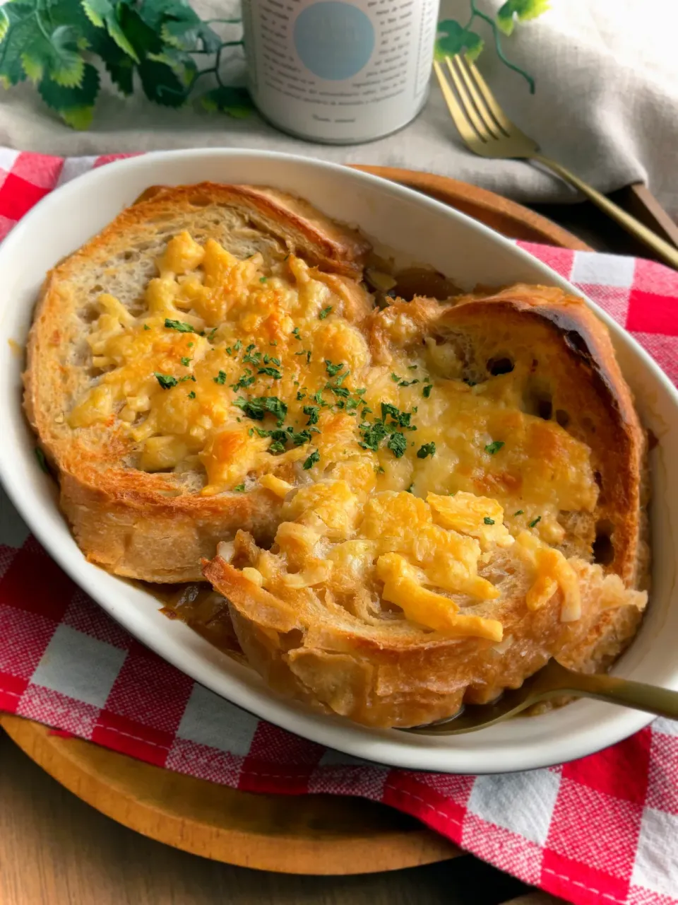 オニオングラタンスープ|スイーツポテトさん