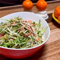 豆苗ごぼうにんじんツナサラダ|renharuruさん