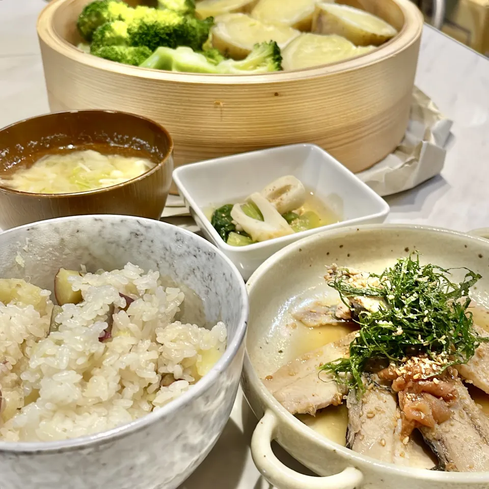 さつまいもご飯。他|ぎんさん