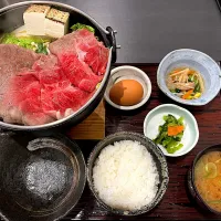 米沢牛牛鍋定食|じょんさん