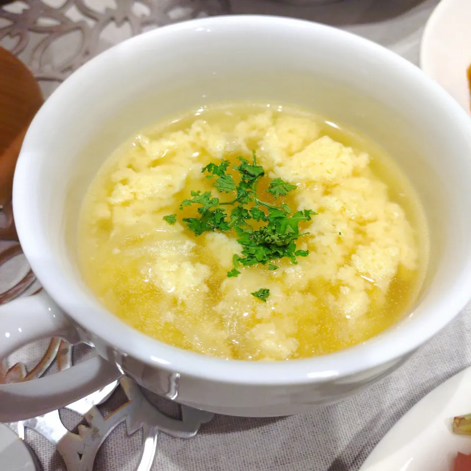 ミルファンテ(イタリア風たまごスープ)|あゆみ│ハレシピさん