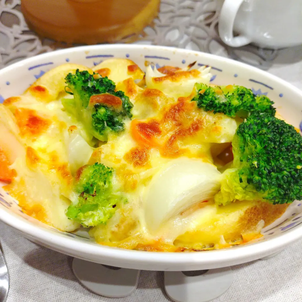 野菜のチーズ焼き|あゆみ│ハレシピさん