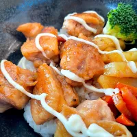 鶏肉の照焼き丼