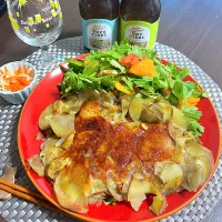 1/11晩酌：さつまいものチーズ焼き|ななみんさん