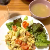 2026/01/11 アボカドチキンタルタルマカロニ、じゃがいもと大根のポタージュ| kykyさん