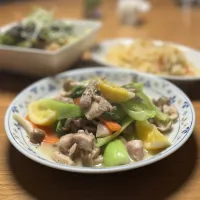 1/11の夕食　採れたてチンゲンサイの塩レモン炒め|yoneさん