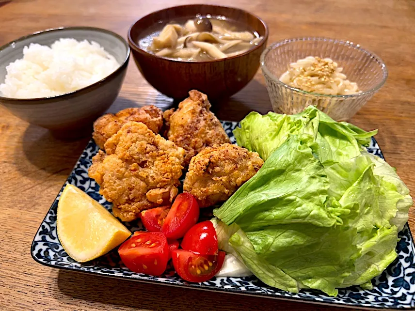 から揚げ定食|Riccaさん