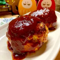 チーズinハンバーグ|真珠きょうだいママさん