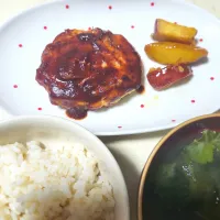 鶏挽き肉でハンバーグ☆|yuika☆さん