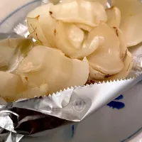 百合根バターホイル焼き|ネコさん