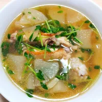 2023 01110　鶏スペアリブと大根のスープごはん|いもこ。さん