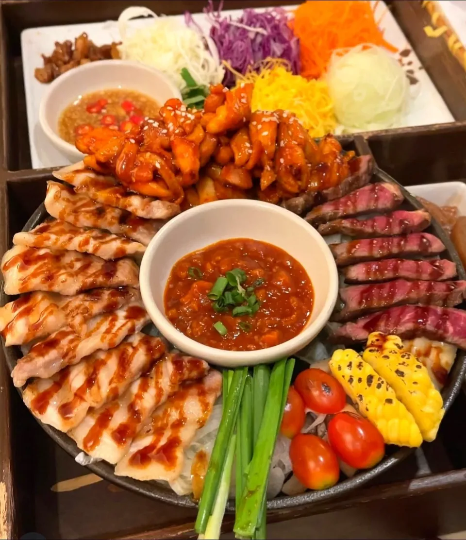 Savory & Tasty Korean BBQ 🥓🥩🍖🍗🥬🤤|An'leeさん