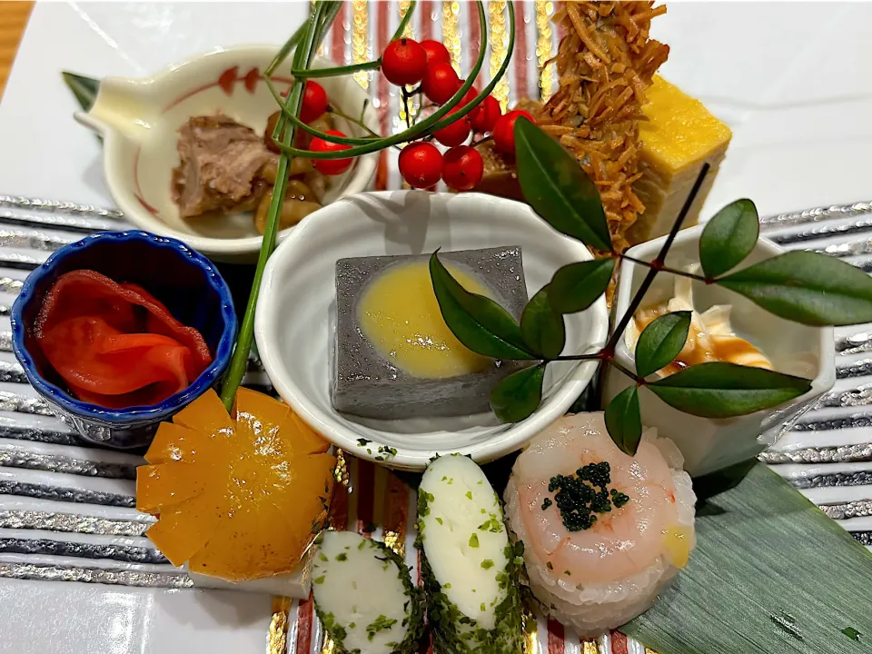 ①1月11日・［田舎の和食屋さん☃️✨］・前菜盛合せ❣️|山勝さん