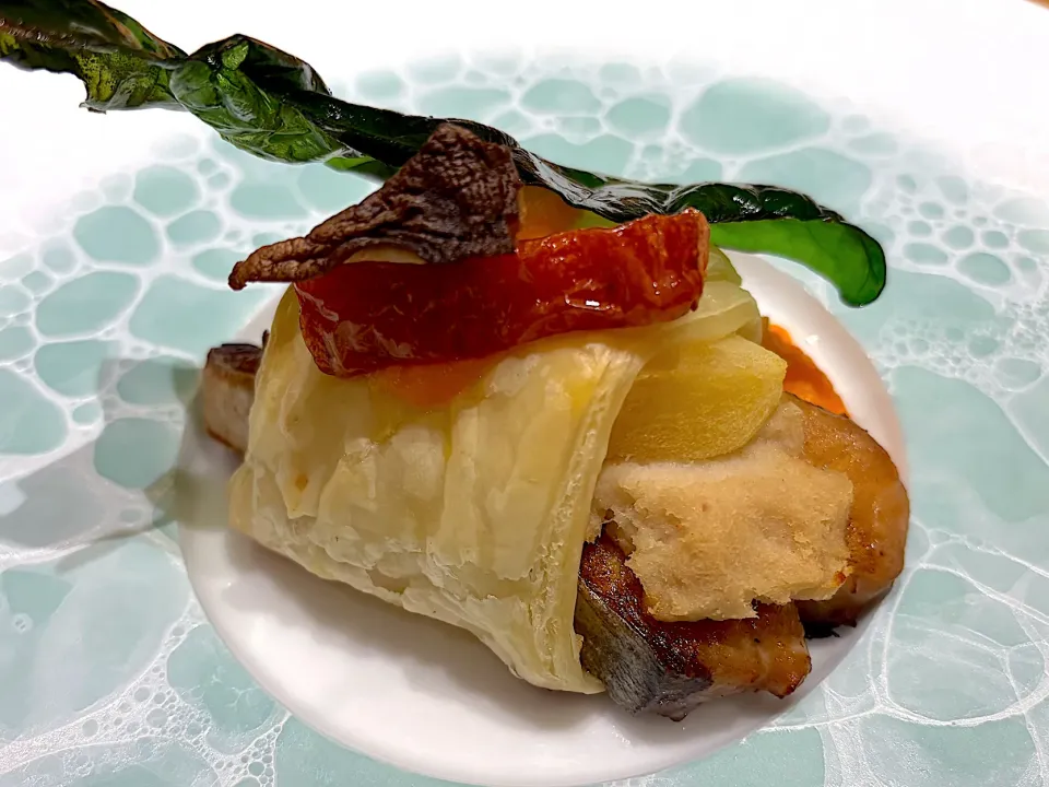 ⑥1月11日・［田舎の和食屋さん☃️✨］・サワラとリンゴのパイ包焼き❣️|山勝さん