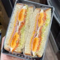 模試。いつものサンドイッチ。|hanakoさん