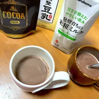 金曜日のマフィン作りで買って久しぶりに飲んでからハマっているココア🥰|さくたえさん
