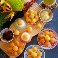 もちもちポンデリング風ドーナツ˓˓ ⍥⃝⃝ ˒˒˓˓ ⍥⃝⃝ ˒˒|kukulutomo ❁𓎪 ⡱𓎩‎𐩢𐩺𓎪 ⡱さん