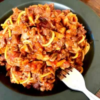 キノコ類と合挽のラグー|あつしさん