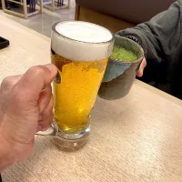 今日の昼ご飯　今日ははやとと南房総は南総里見八犬伝の舞台・富山に登りました。下山後、昼ご飯を金谷港近くの「地魚鮨  船主」さんでいただきます。まずはかんぱーい( ^ ^ )/■( ^ ^ )/□（実況中継開始）|なびさん