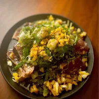 鰹のたたき　和香味和え