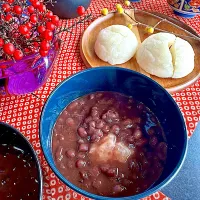 鏡開きぜんざい|カモミールさん
