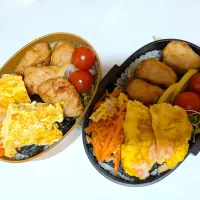 1/12　夫婦揃って休日出勤のお弁当🍱|卯月さん