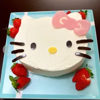 キティちゃんケーキ♡|お豆さん