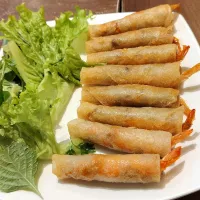 Fried River shrimp wrap 😋🦐😍|🍒lynnlicious🍒さん