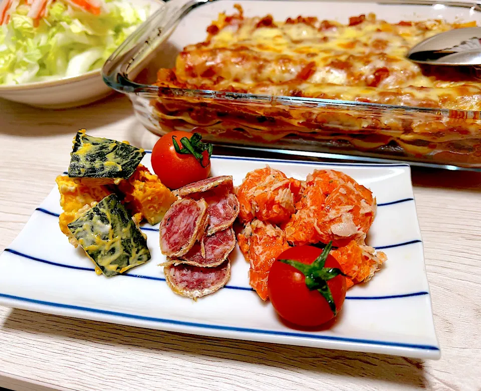 おつまみプレート|もっさんさん