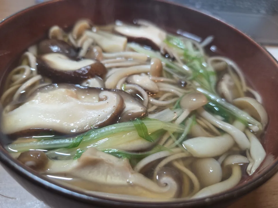 きのこ蕎麦|しあるさん