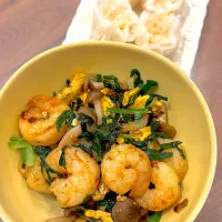 1/12 エビニラ炒め|chiiiiikaさん