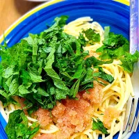 かみさんの”明太子パスタ”＠ 自宅飯| 平大さん