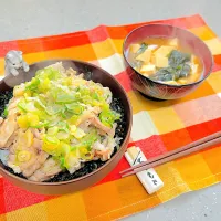 「ネギ塩豚丼」|バシュランさん