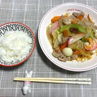 皿うどん|ガリ子ちゃん⸜( •⌄• )⸝さん