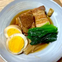 豚の角煮、ゆで卵|藤田 まり子さん