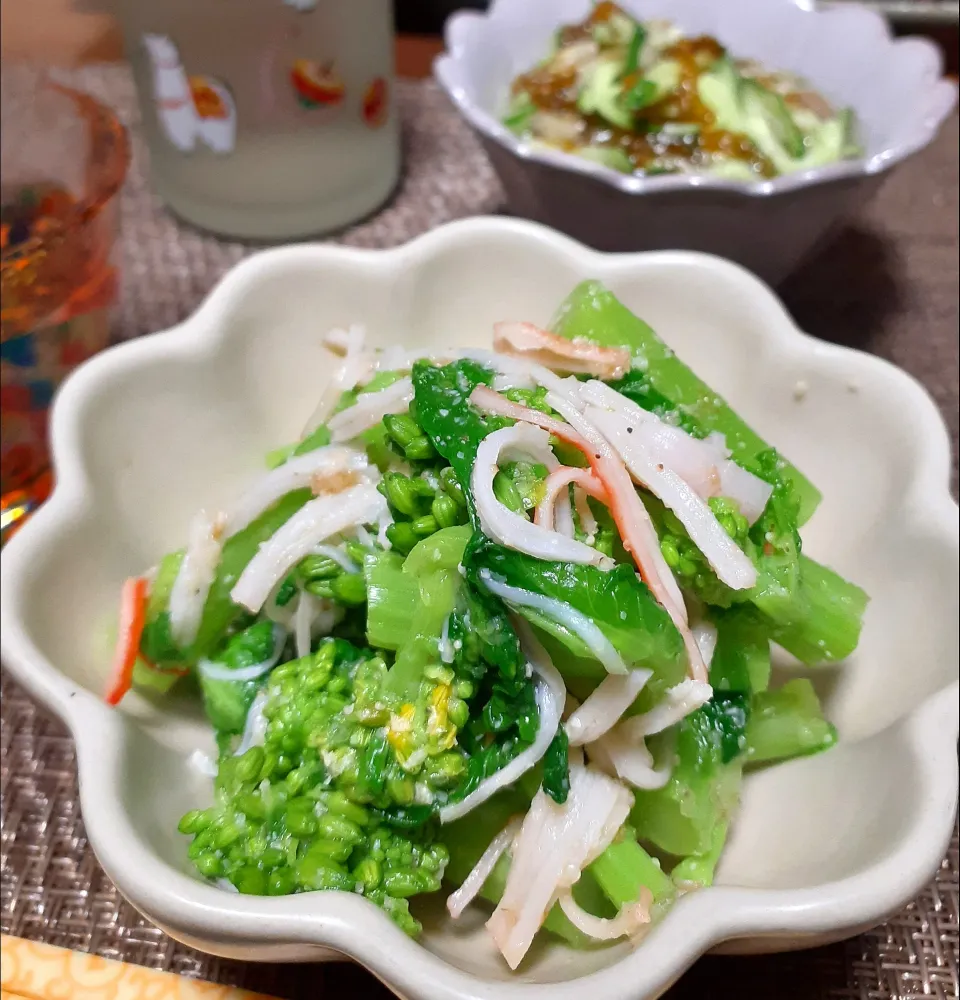 菜の花のゴマわさび和え～✴️|びせんさん